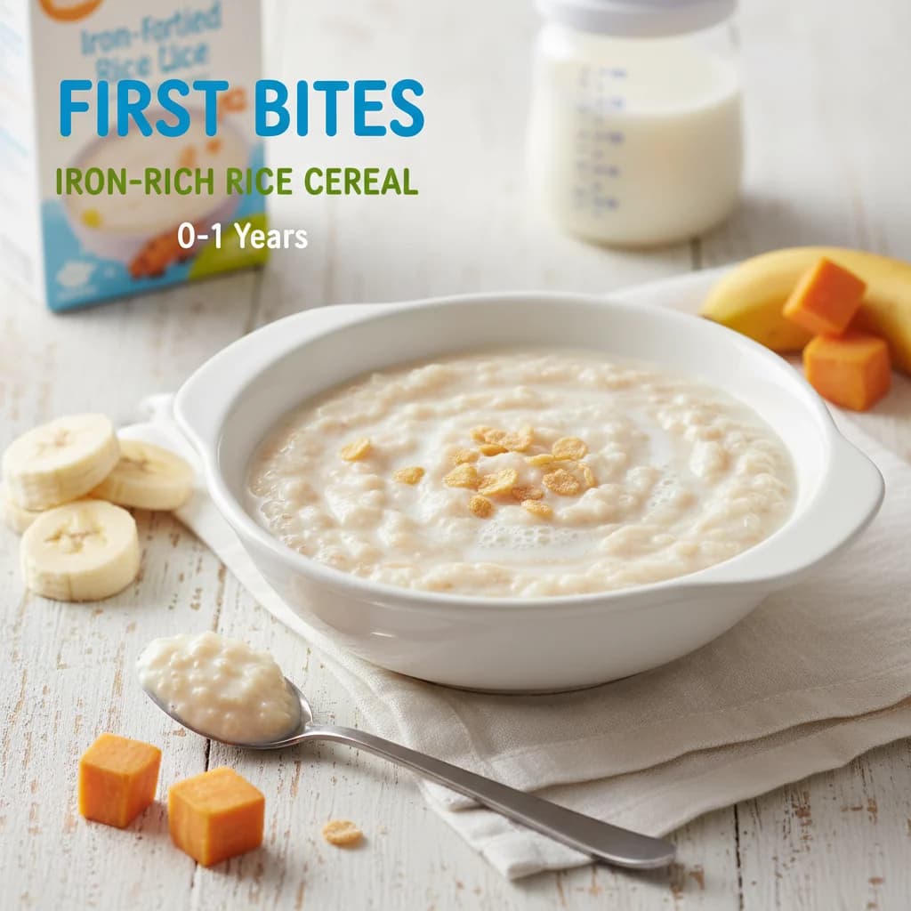 First Bites: Iron-Rich Rice Cereal