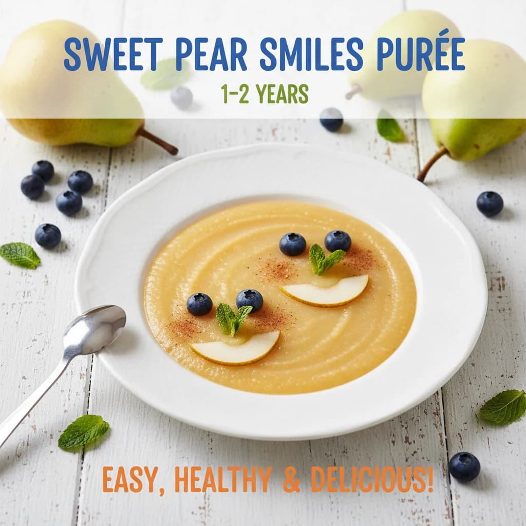 Sweet Pear Smiles Purée