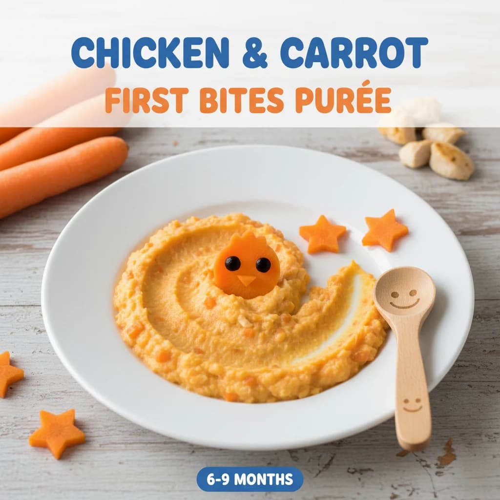 Chicken & Carrot First Bites Purée