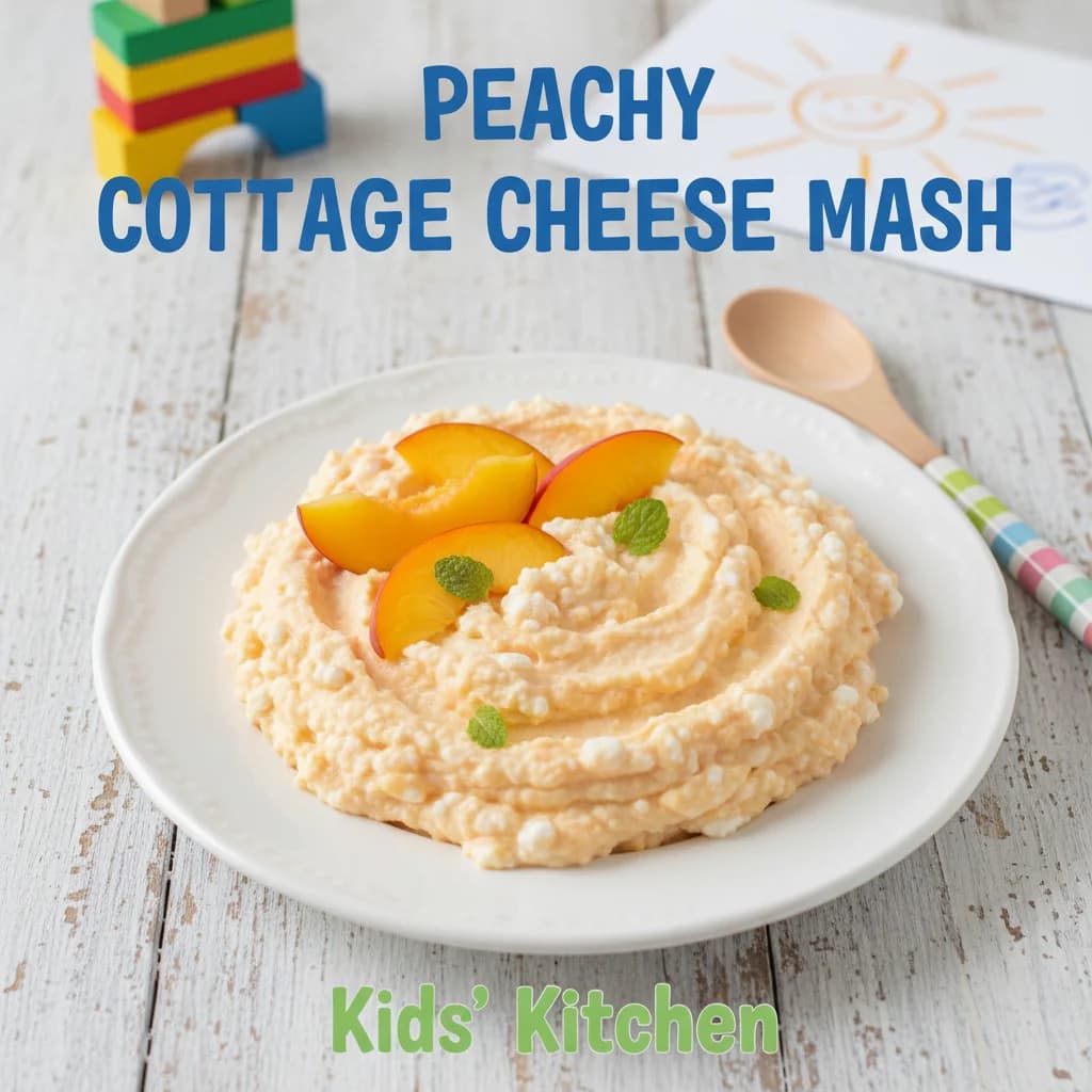 Peachy Cottage Cheese Mash