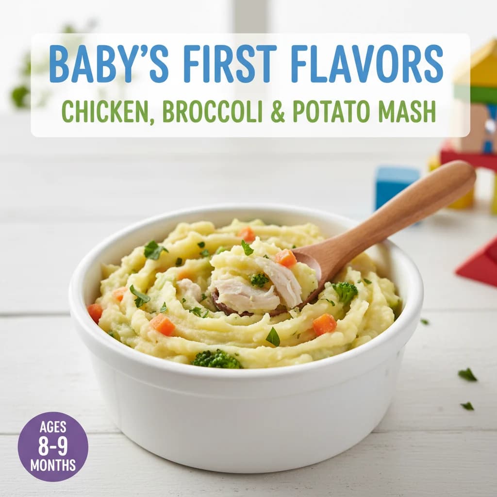 Chicken, Broccoli & Potato Mash