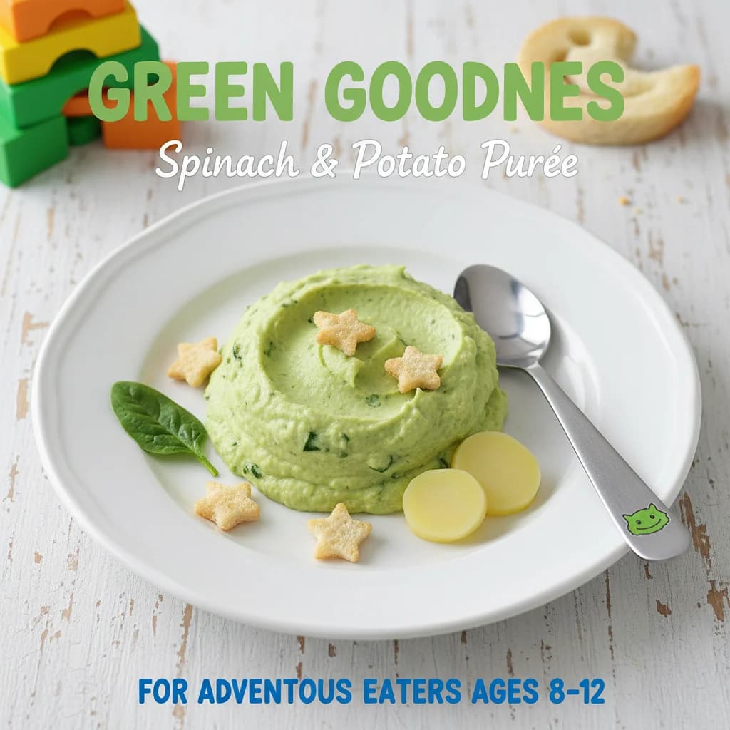Green Goodness: Spinach & Potato Purée