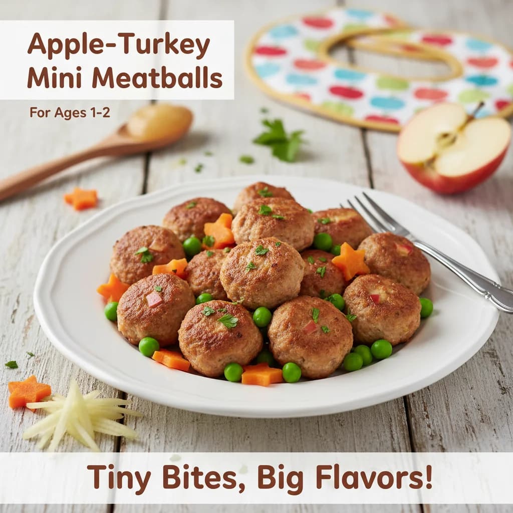 Apple-Turkey Mini Meatballs