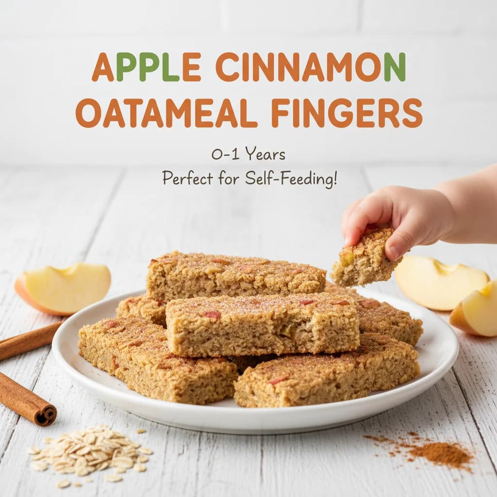 Apple Cinnamon Oatmeal Fingers