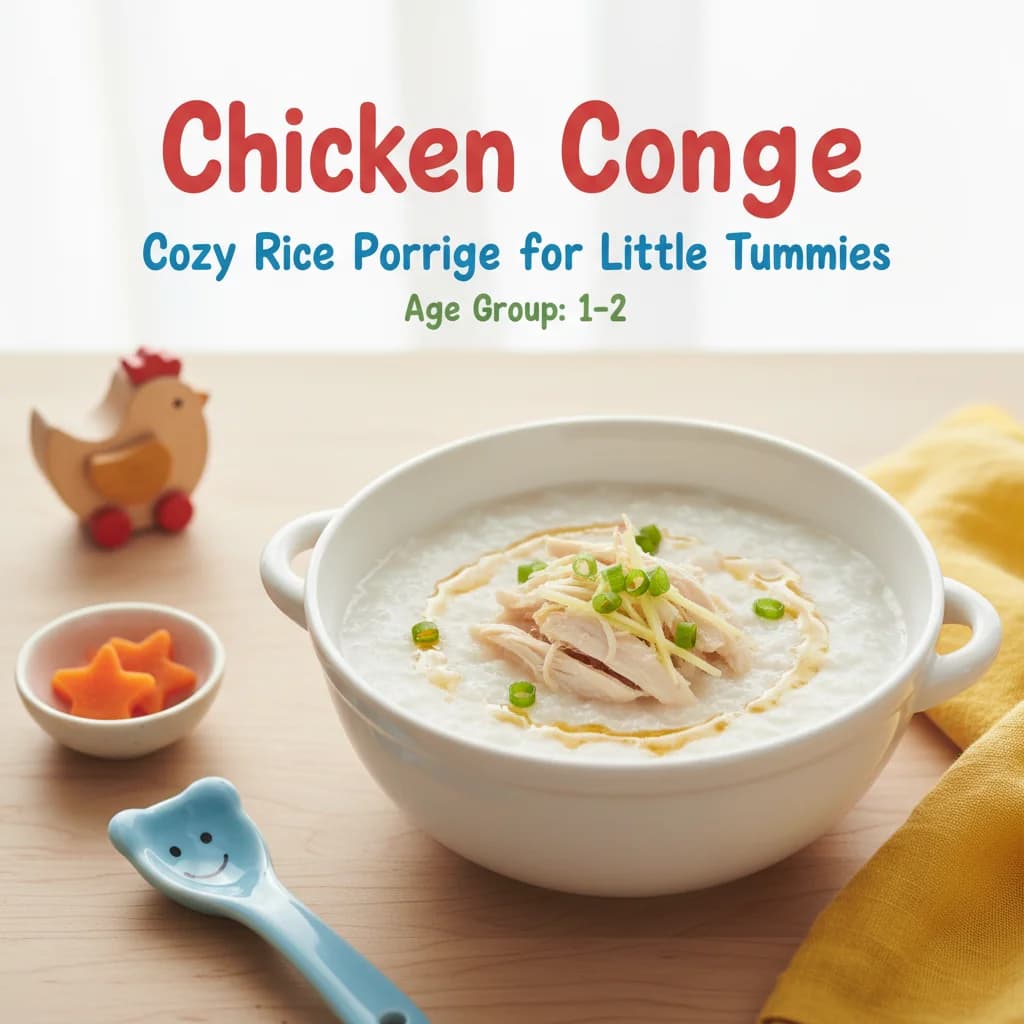 Chicken Congee: Cozy Rice Porridge for Little Tummies