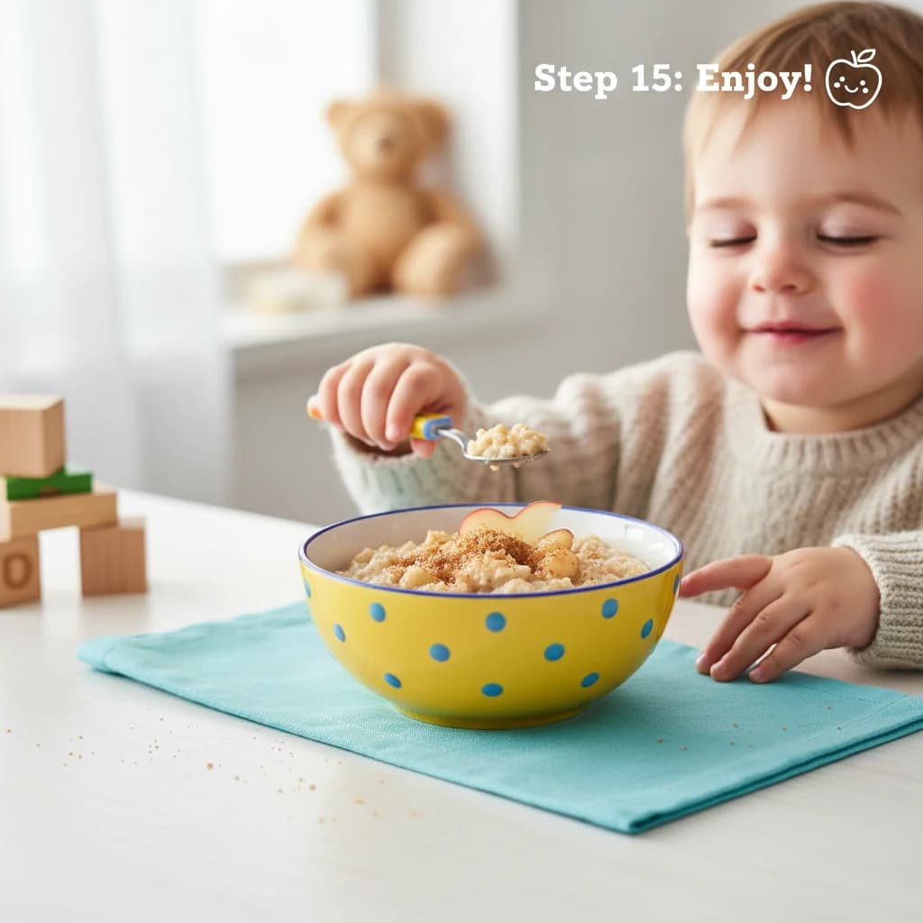 Step 15: Enjoy! for Apple Cinnamon Cozy Oats