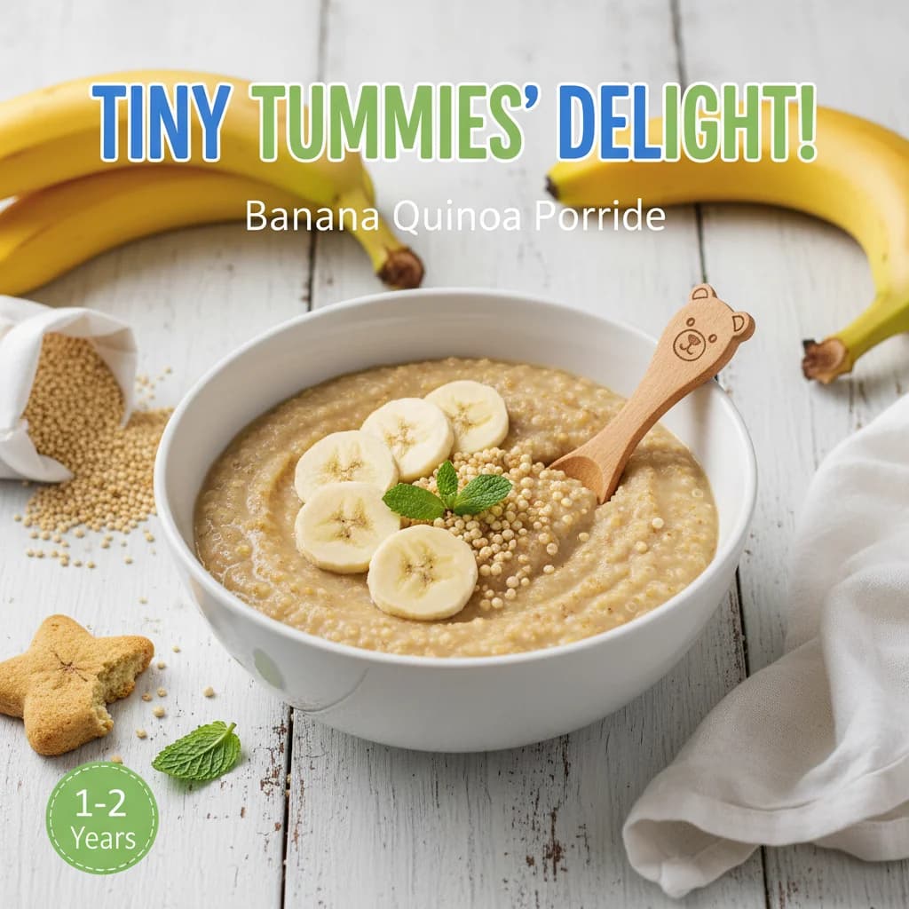 Banana Quinoa Porridge: Tiny Tummies' Delight!