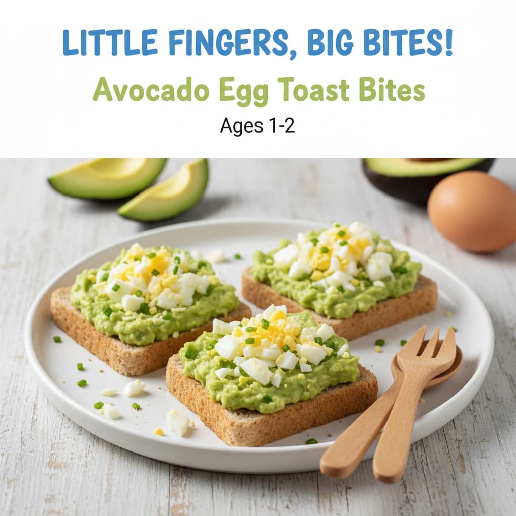 Avocado Egg Toast Bites