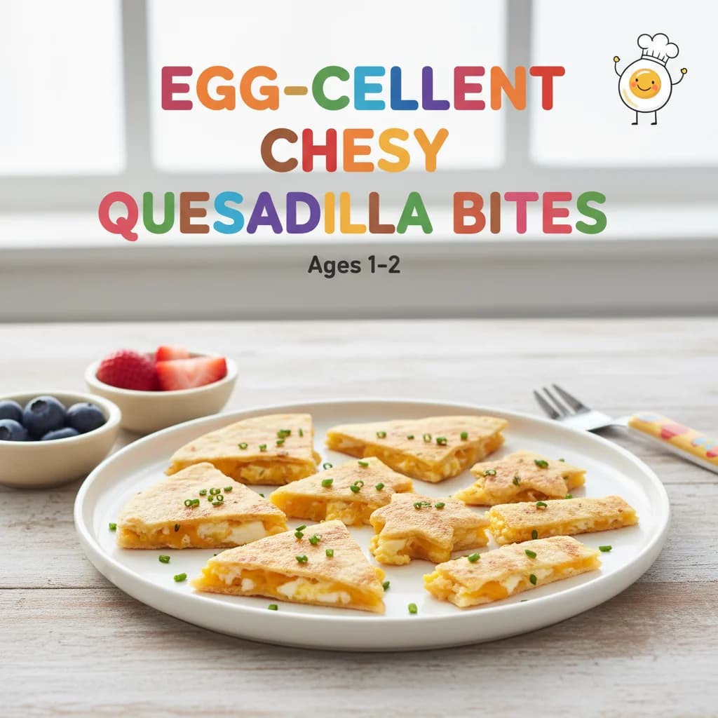 Egg-cellent Cheesy Quesadilla Bites