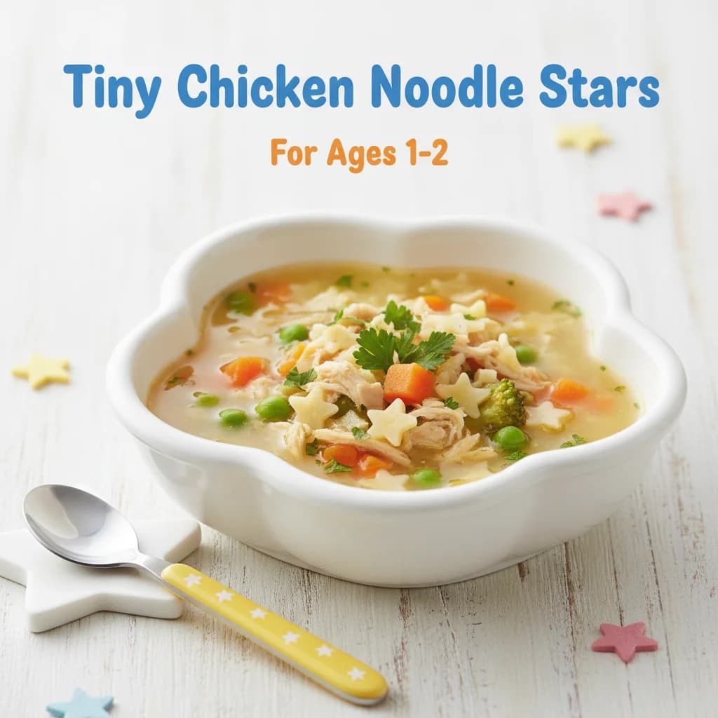 Tiny Chicken Noodle Soup Stars