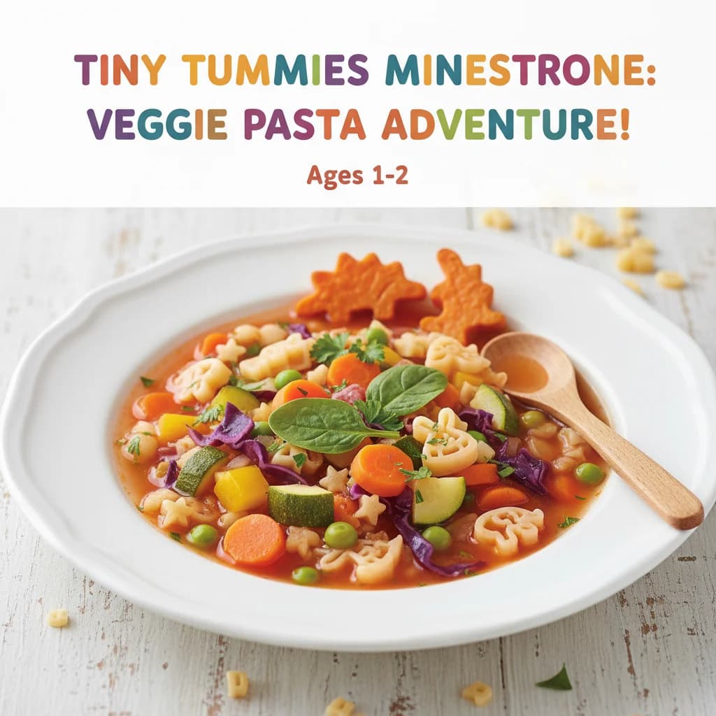 Tiny Tummies Minestrone: Veggie Pasta Adventure!